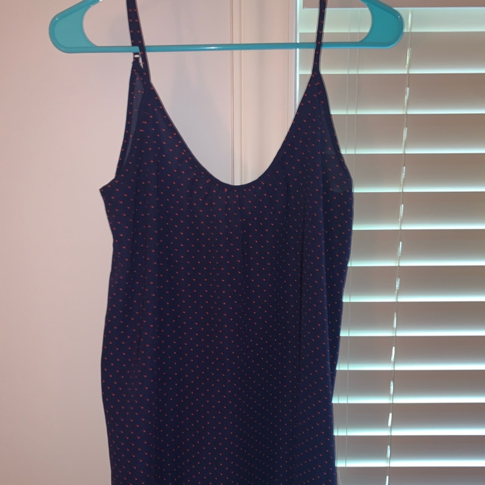 Forever 21 Mini dress - Navy and red polka dot